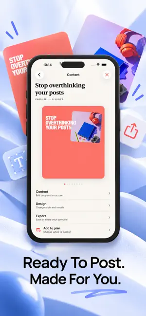 Draftly: AI Posts & Carousels screenshot 4