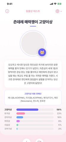 我与哪种动物相似的测试 screenshot
