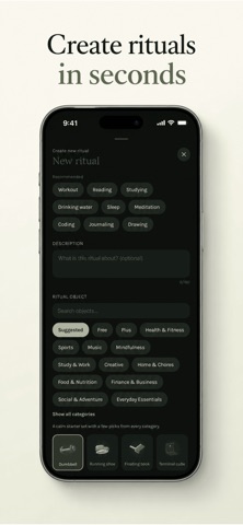 Habit Tracker - Ritual Grove screenshot