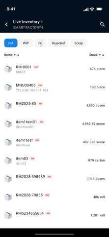 Manufapp screenshot