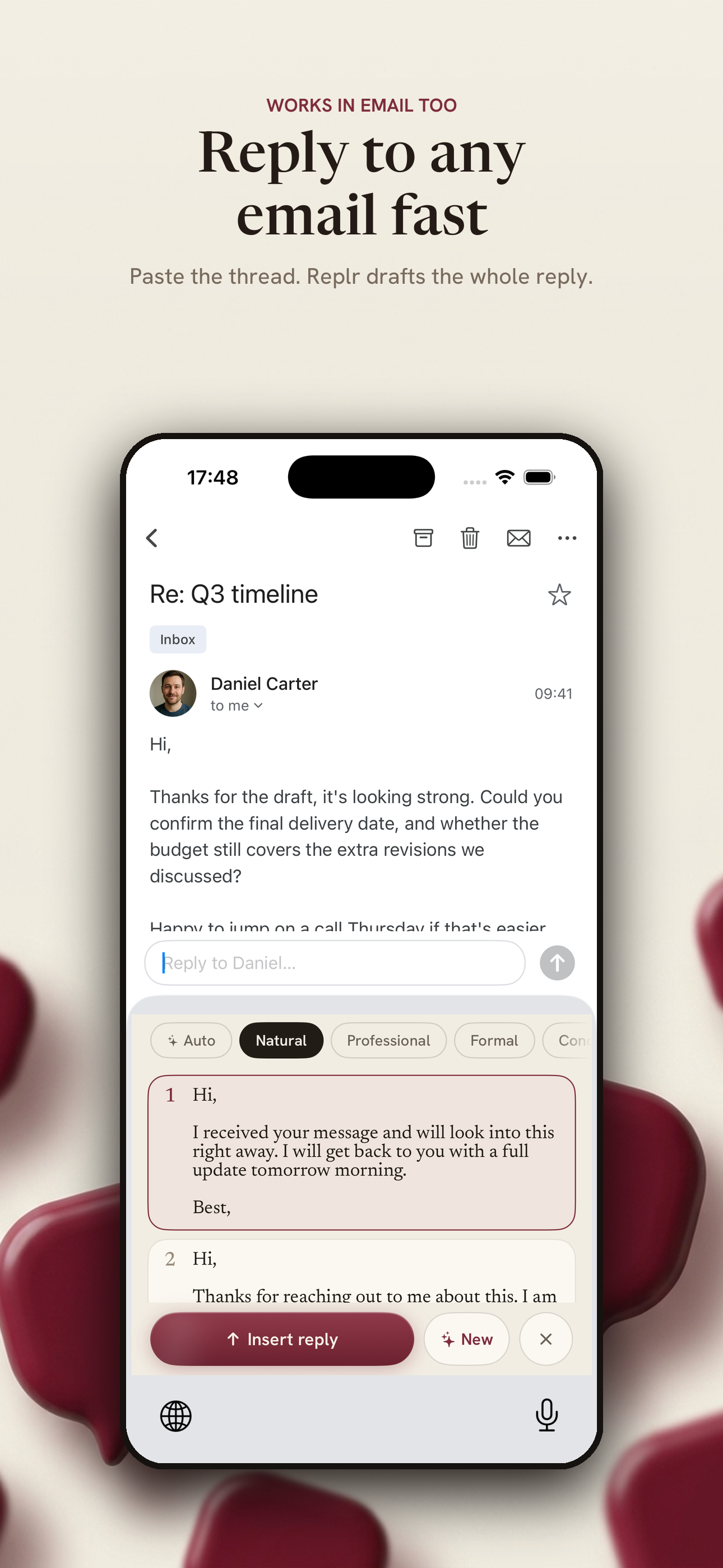 Replr: AI Texting Keyboard screenshot 4