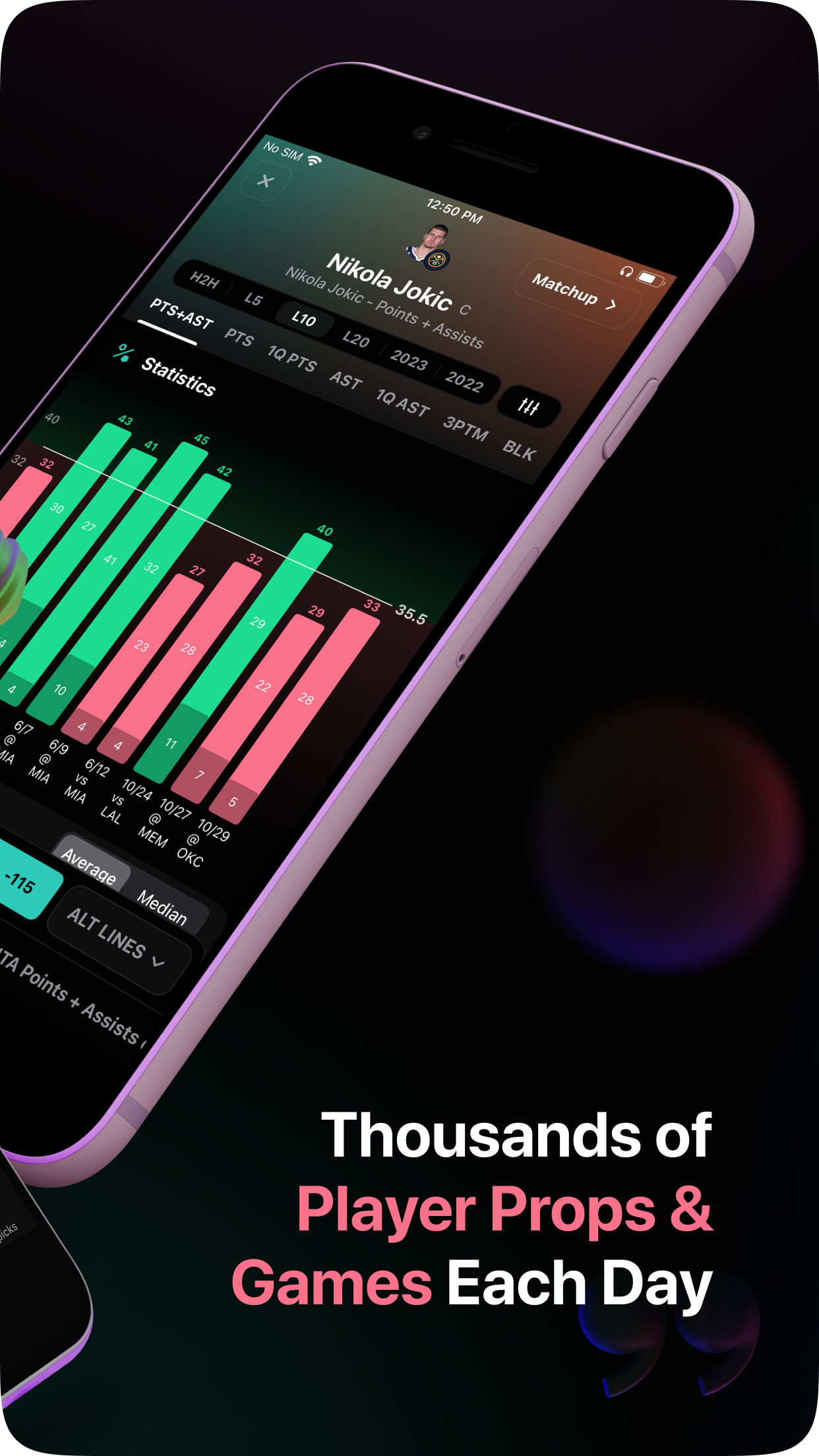 Outlier: Betting Data & Tools screenshot 2