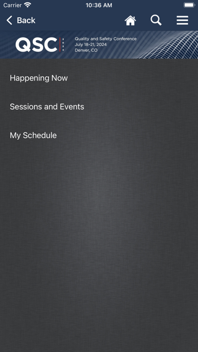 ACS QS Conference Screenshot