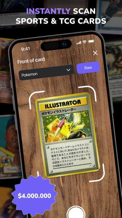 Sports & TCG Cards Scanner.