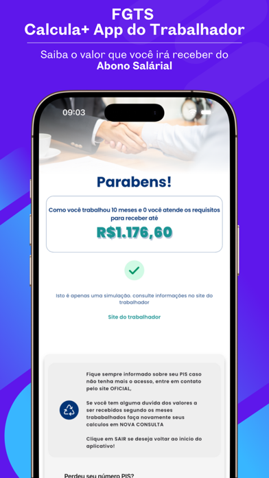 FGTS | App do Trabalhador 2025 Screenshot