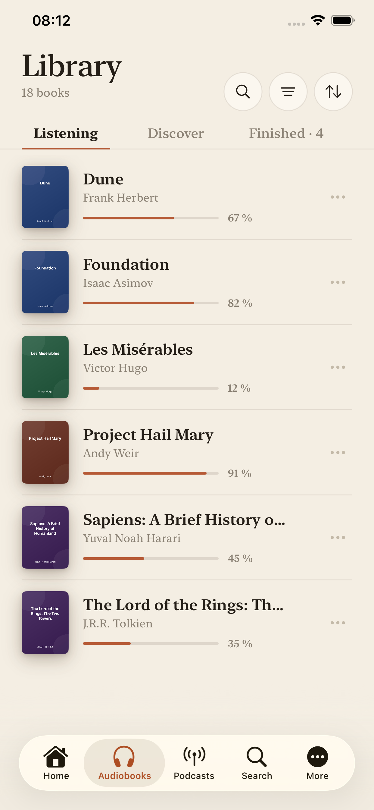 Audiary screenshot 3