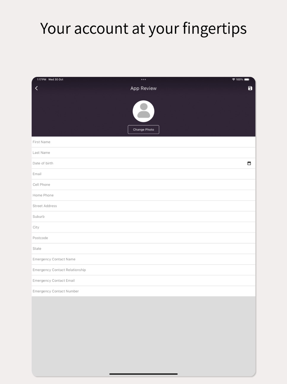 iPad screenshot