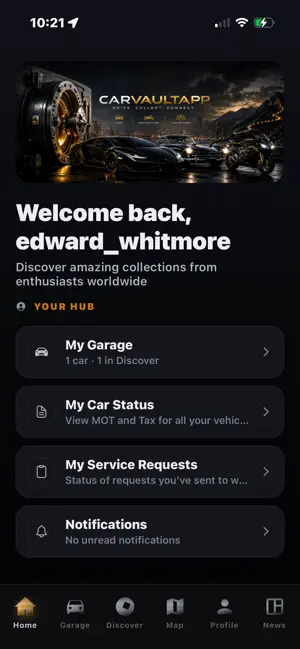 CarVault App screenshot 1