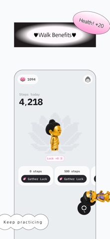 Seokgamoney: Buddha Luck iPhone screenshot 3