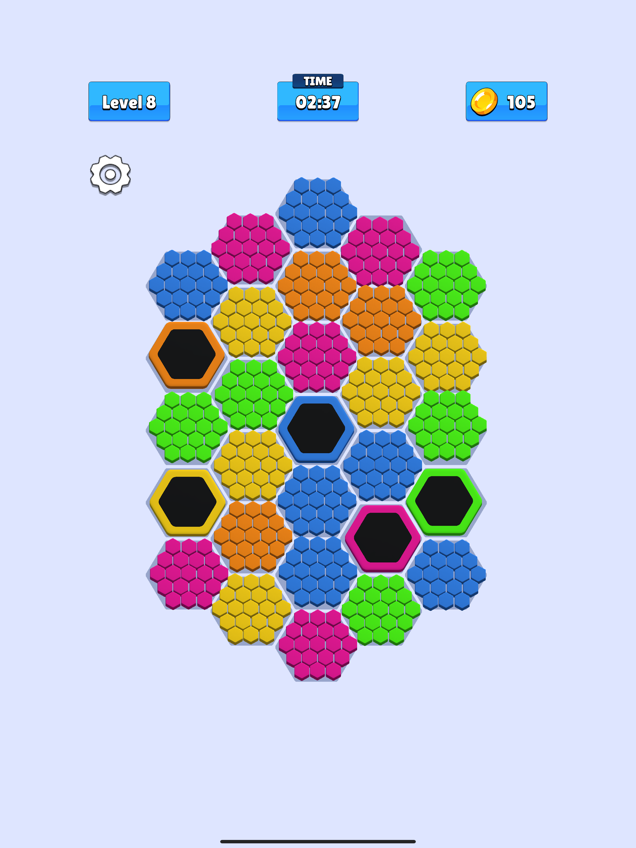 Hexa Hole Puzzle screenshot 8