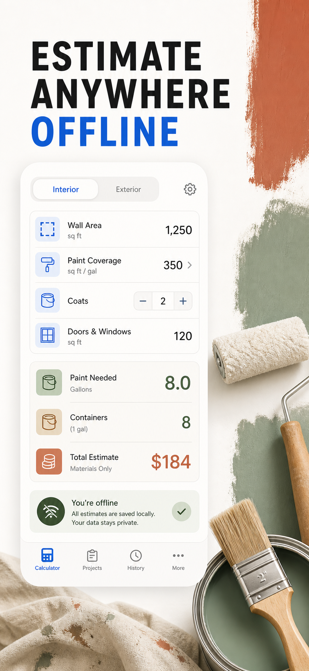 Paint Calculator & Estimator screenshot 9