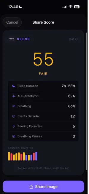 NEEND - Sleep Health Tracker screenshot 4