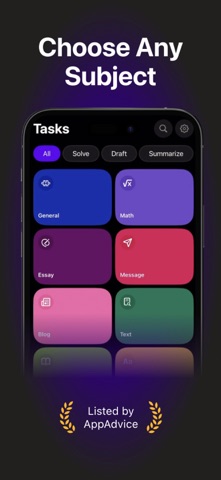 Solvy AI - School Work Help iPhone screenshot