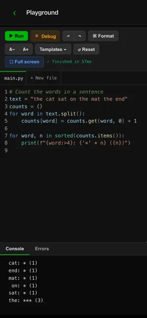CS++ Python IDE screenshot 2