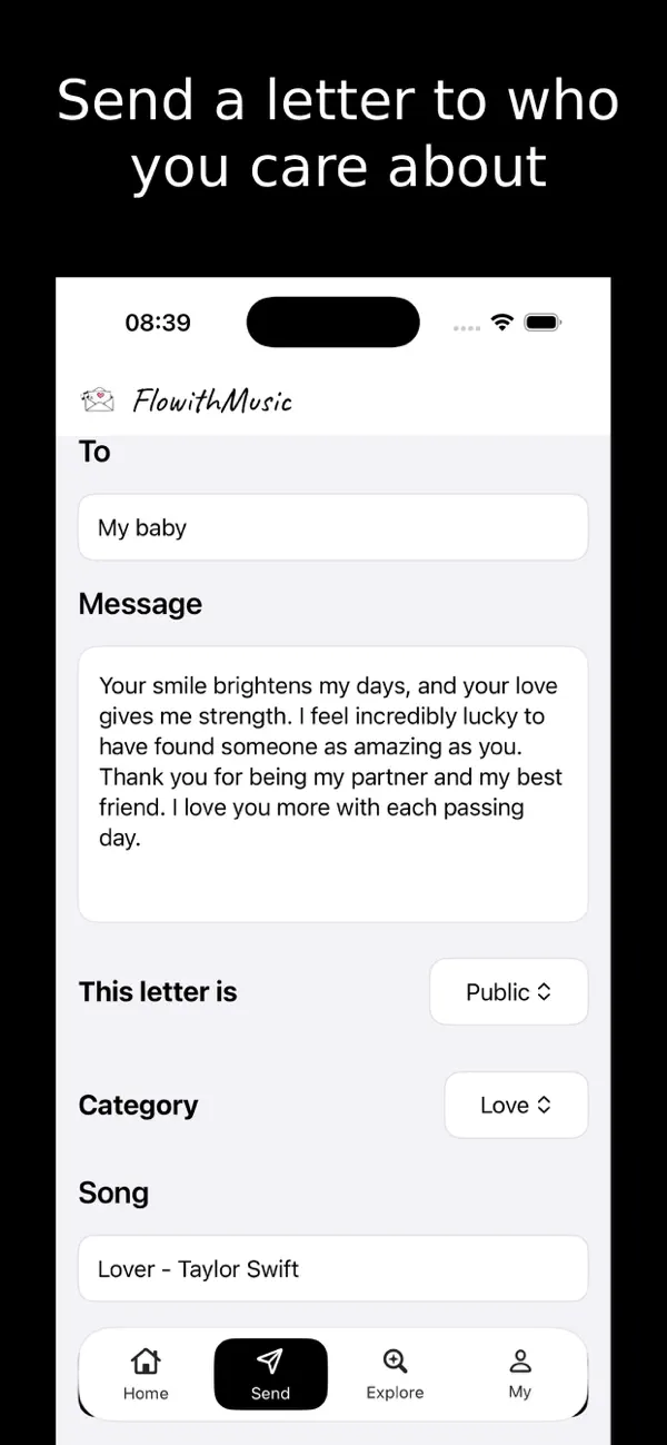 Screenshot #3 pour FlowithMusic-Letter,song,words