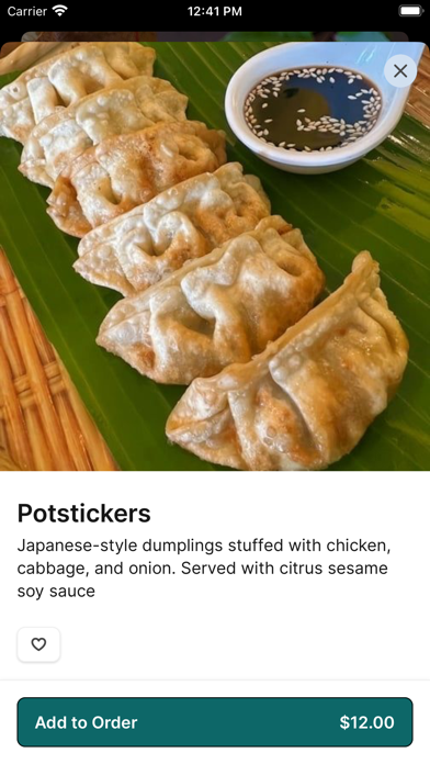 Tamarind Thai To Go iPhone screenshot 3 - Food & Drink app