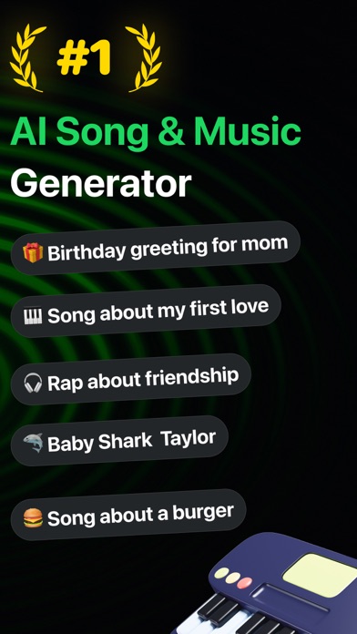 AI Music & Song Generator Screenshot