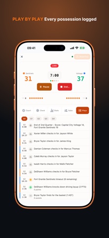 Basketball Stats App Screenshot 8 of 10
