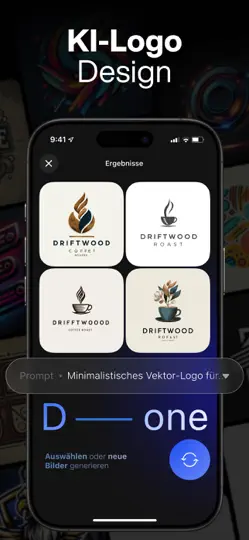 Screenshot von DaVinci – KI-Kunstgenerator auf dem iPhone 5