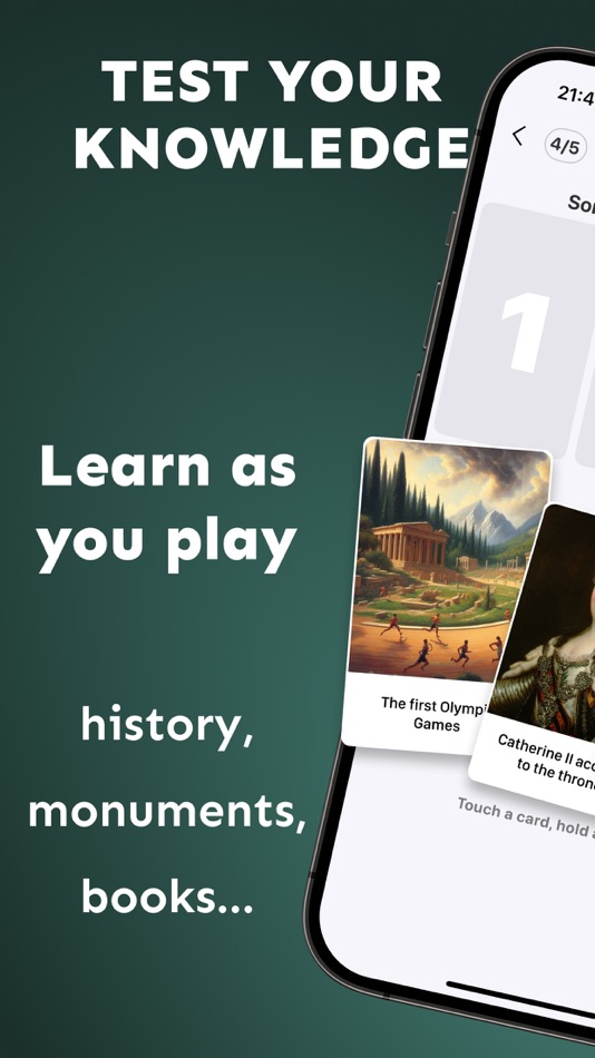 #1. TimeSort - history game (iOS) بواسطة: Raphael Goupille
