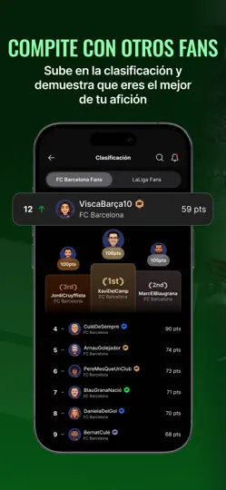 Captura de pantalla de Fanalysis | Fans Del Fútbol en iPhone 5