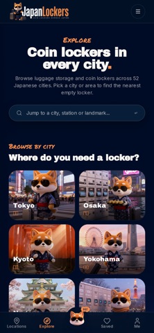 Japan Lockers - Coin Lockers iPhone screenshot
