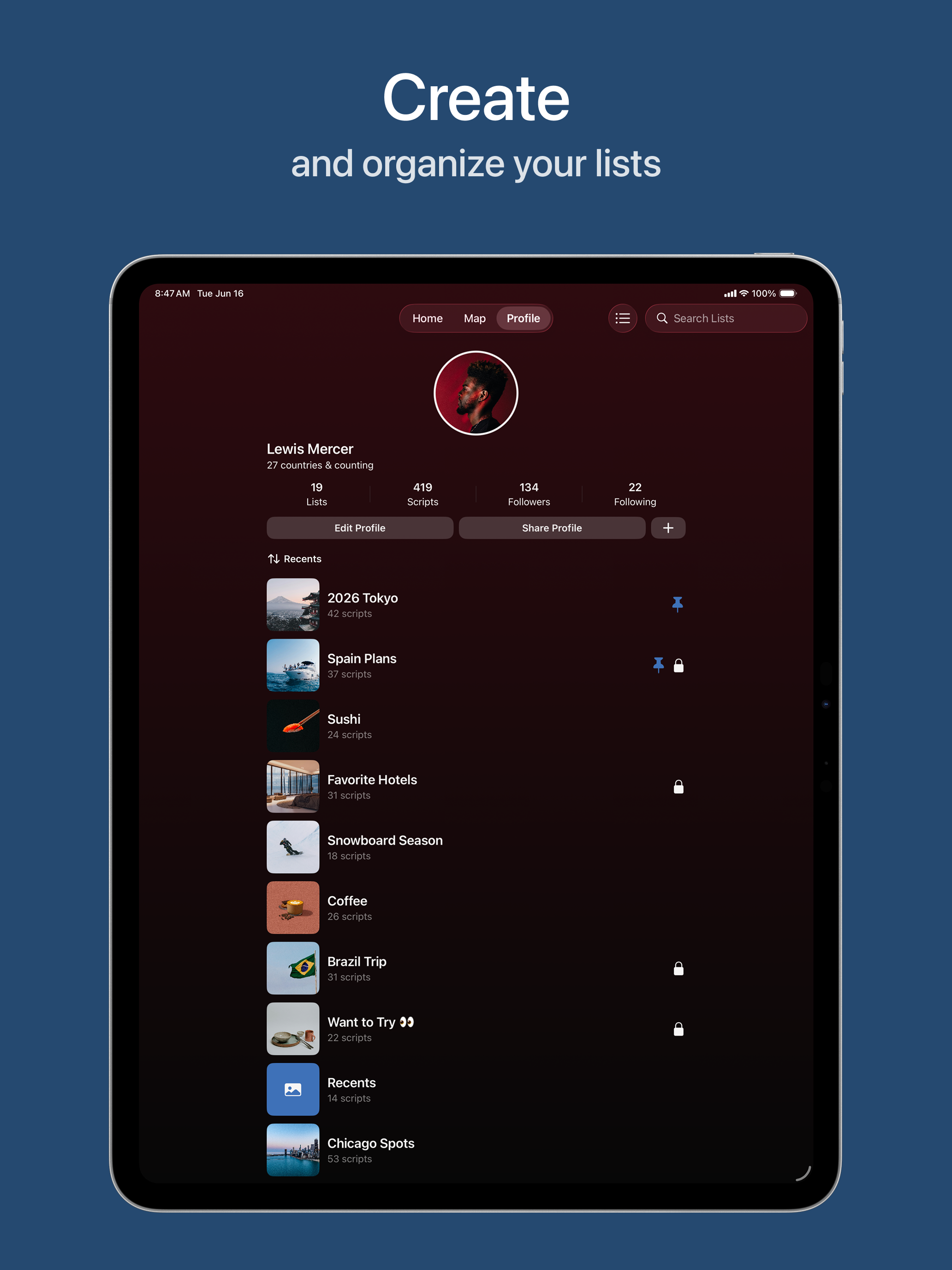 Cityscribe: Save Your Places