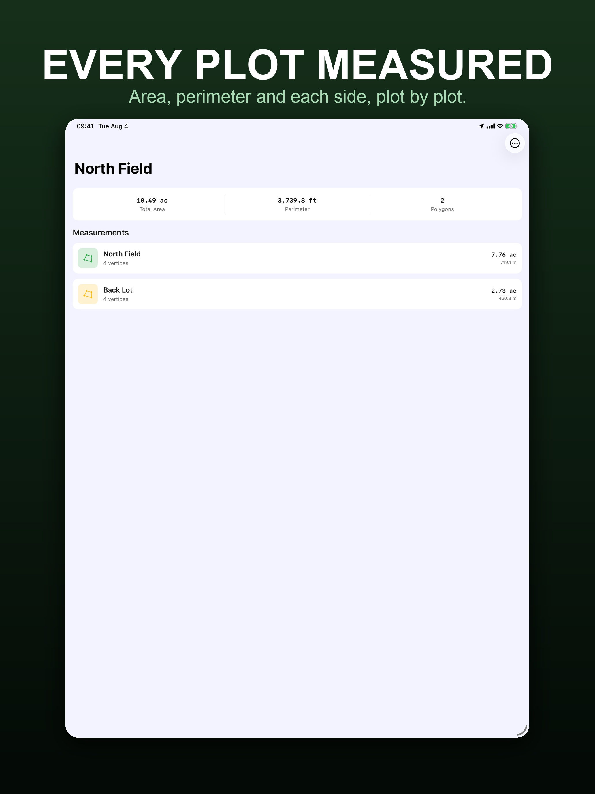 LandMeasure: GPS Area & Field screenshot 8