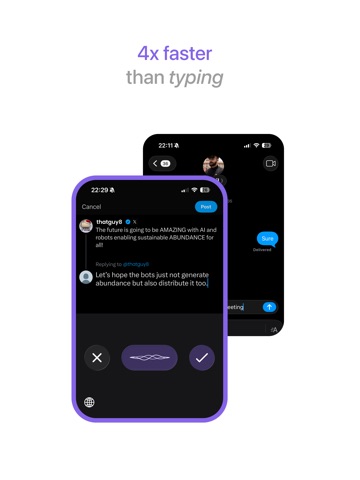 Twik - AI Voice keyboard iPad screenshot 2