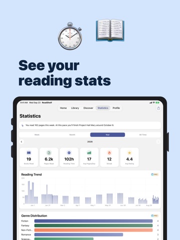 Book Tracker & Log: ReadShelf