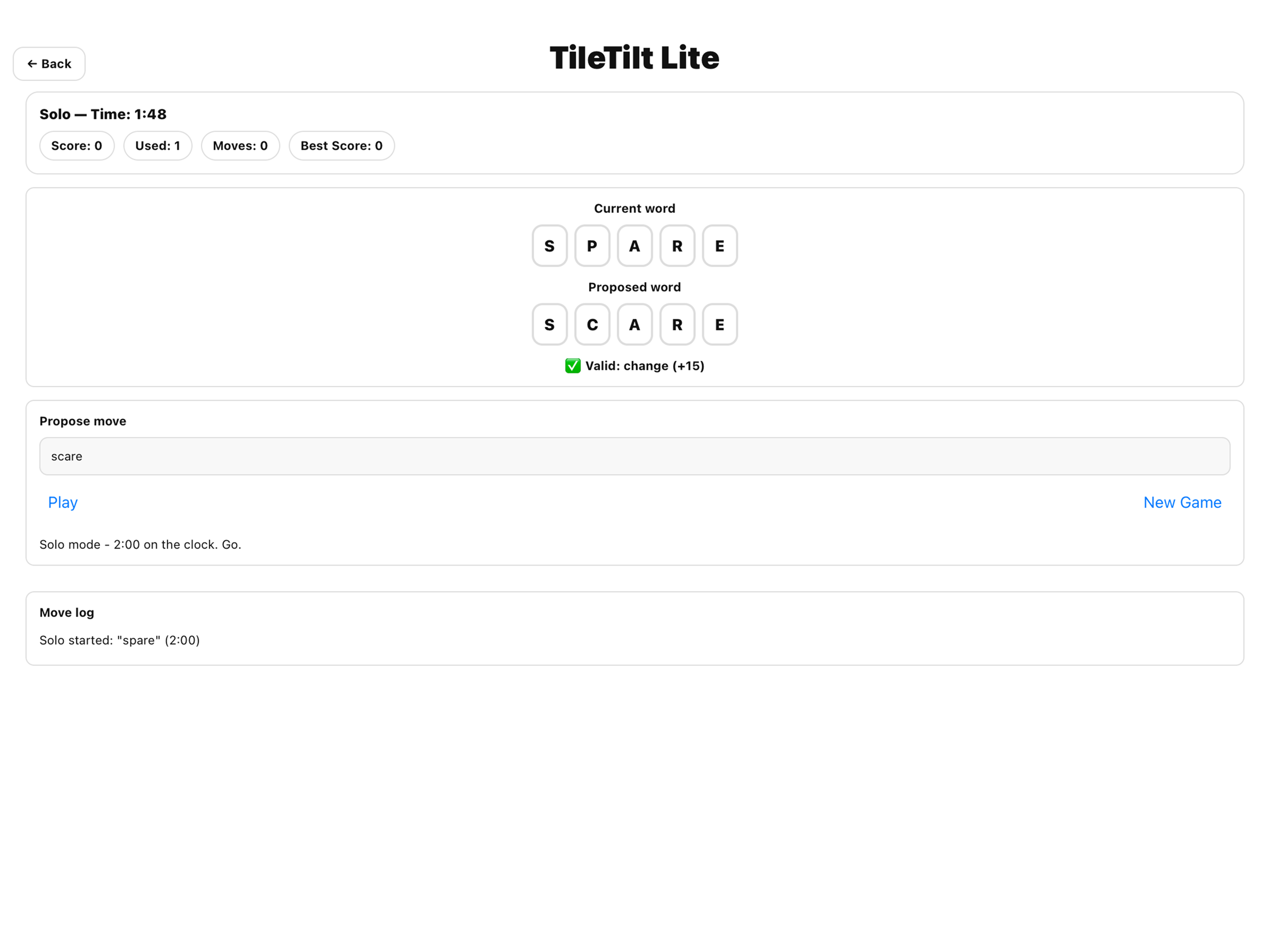 TileTilt Lite