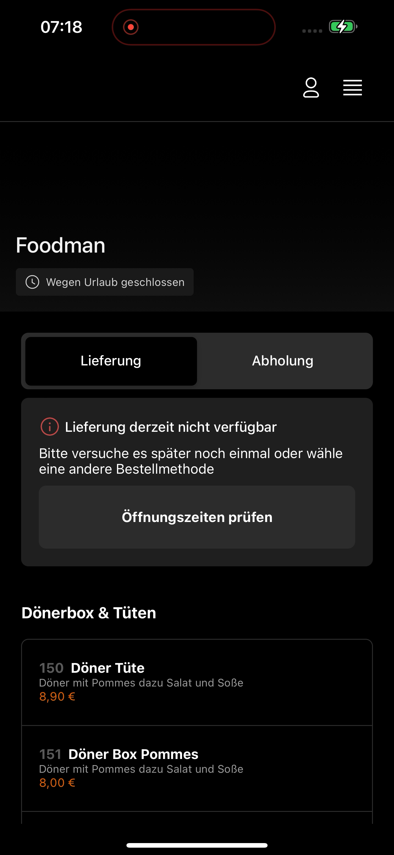 Foodman screenshot 3