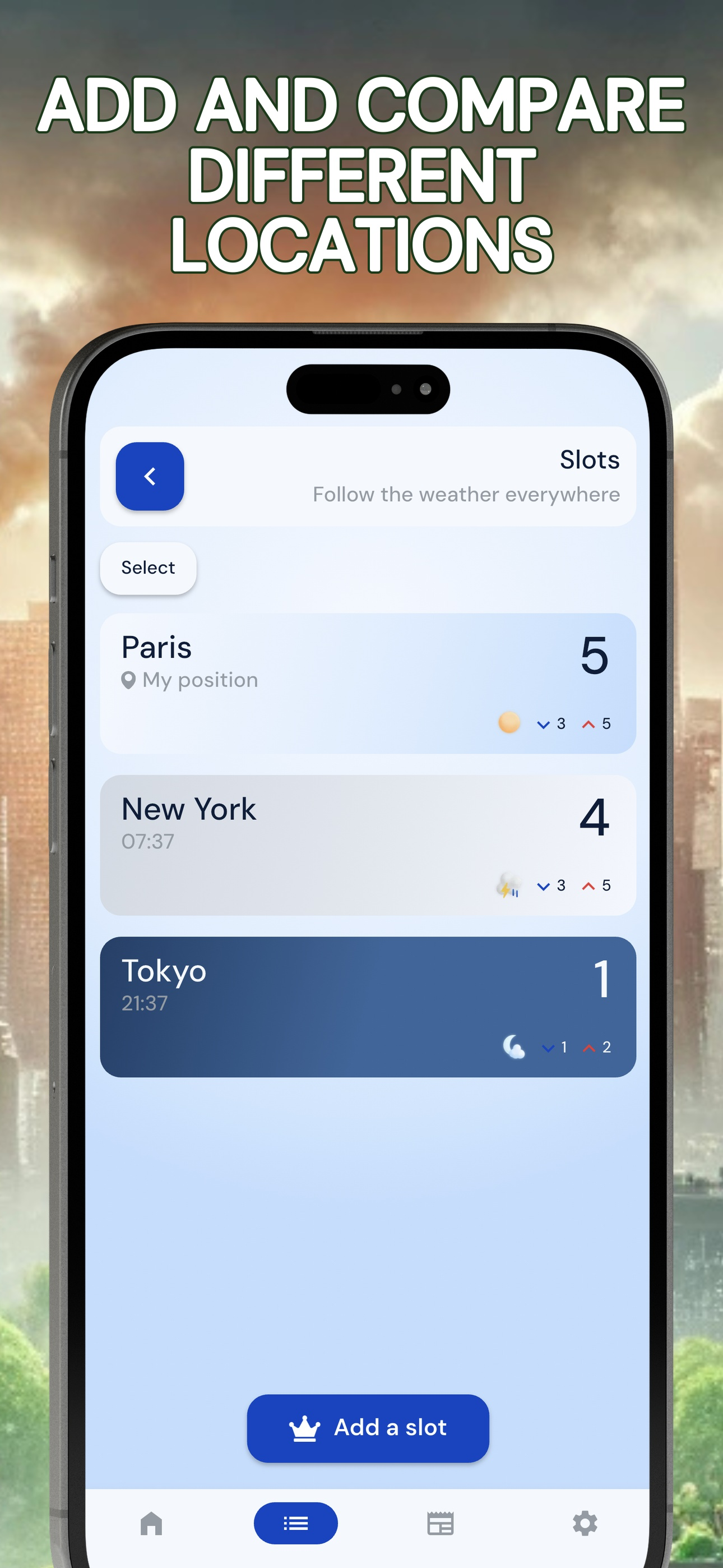 Pollution • Pollen • Widget screenshot 5