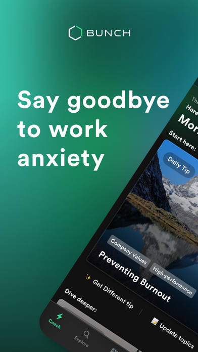 Screenshot #1 pour Bunch - Daily Leadership Coach