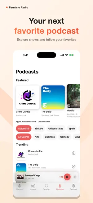 Fermisio: AM FM Radio Stations screenshot 4