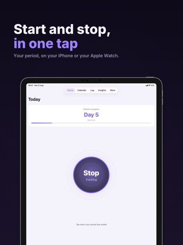 Simply Track: Period Tracker iPad screenshot
