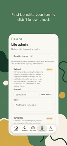Maeve - Family Planner screenshot