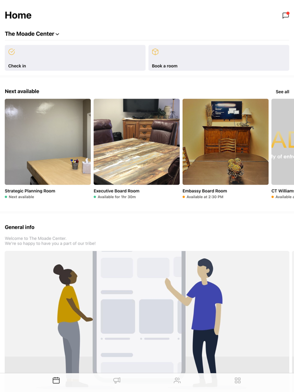 Moade Center iPad screenshot 2 - Productivity app