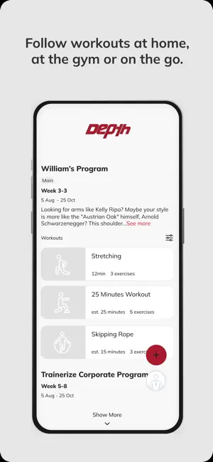 DEPTH Training App screenshot 3
