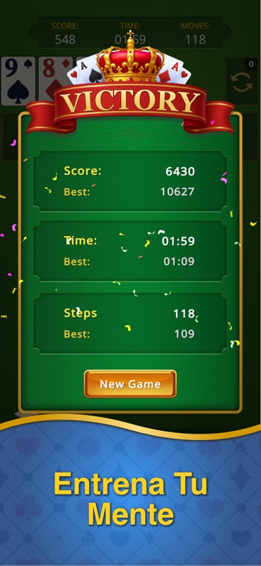 Juego de Cartas Cartas Grandes screenshot 4