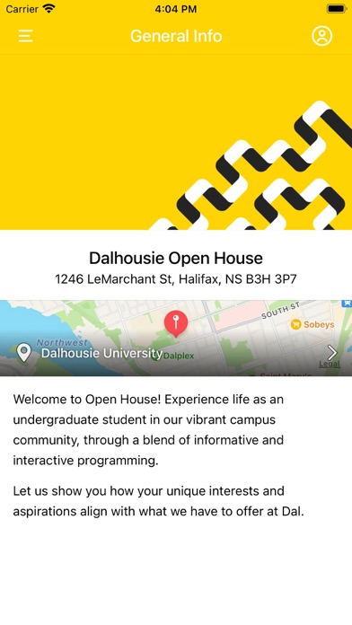 Dalhousie Open House Screenshot