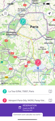 Your Vtc in Paris screenshot
