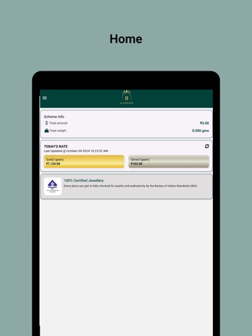 Jai Jewellers iPad screenshot
