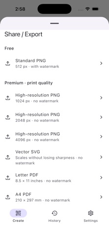 QRMotion: QR Code Generator Screenshot 6 of 7