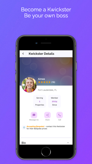KwickTurn: Airbnb cleaning app Screenshot