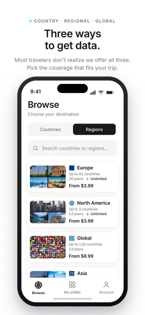 Lumbus – eSIM Data Plans screenshot 2