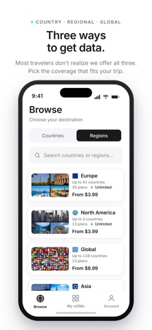 Lumbus – eSIM Data Plans Screenshot 2 of 7