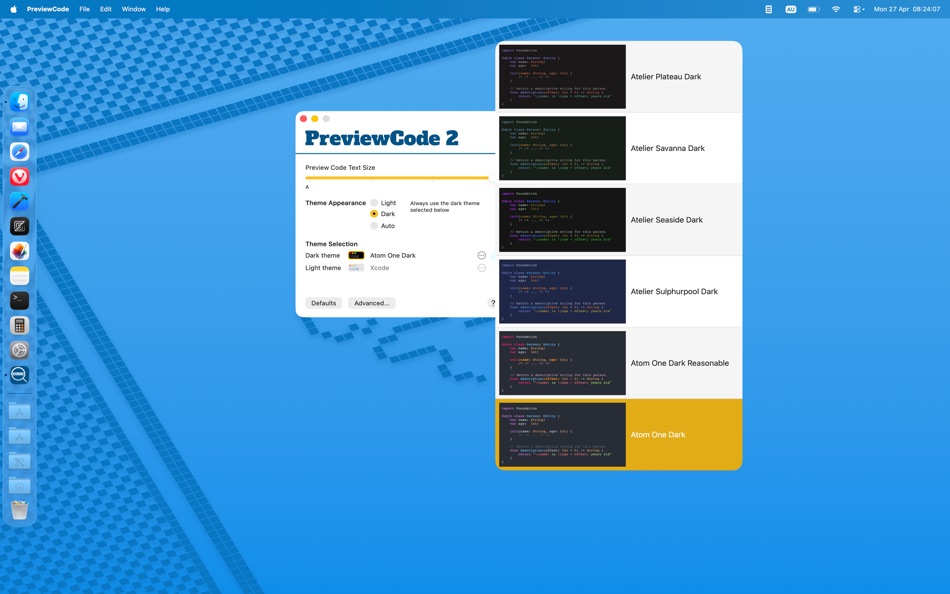 #3. PreviewCode (macOS) Av: Black Pyramid Software