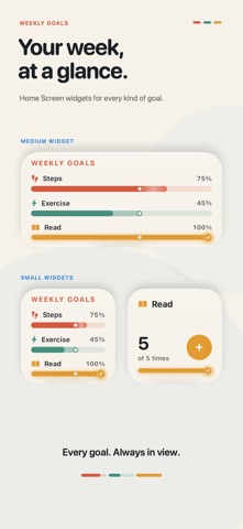 Weekly Goals: No Stress screenshot 3