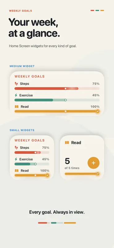 Weekly Goals: No Stress screenshot 3 of 5